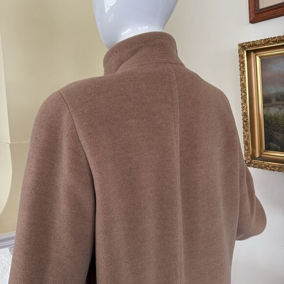 Marcona Angora & Wool Full Length Camel Coat - Picture 7 of 14
